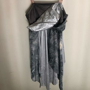 Gray and Silver Dance Costume